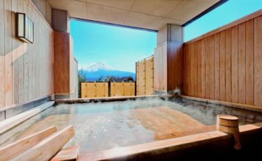 Kawaguchiko hot spring inn “Wakakusa no yado Maruei” with the beautiful scenery of Mt.