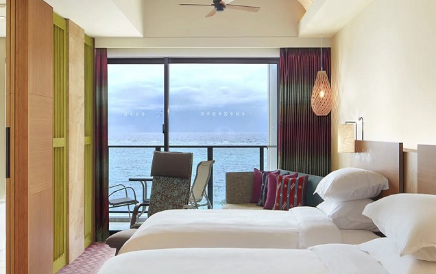 Rooms at Sheraton Okinawa Sunmarina Resort